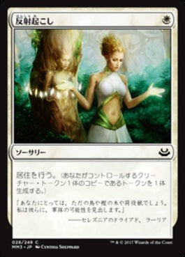 naokuroshop MTG [MM3][028][白][C][JP][反射起こし/Wake the Reflections] NM