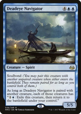 naokuroshop MTG [MM3][036][青][R][EN][狙い澄ましの航海士/Deadeye Navigator] NM