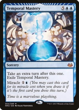 naokuroshop MTG [MM3][054][青][M][EN][時間の熟達/Temporal Mastery] NM