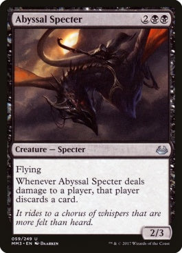 naokuroshop MTG [MM3][059][黒][U][EN][深淵の死霊/Abyssal Specter] NM