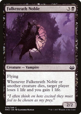 naokuroshop MTG [MM3][070][黒][C][EN][ファルケンラスの貴族/Falkenrath Noble] NM