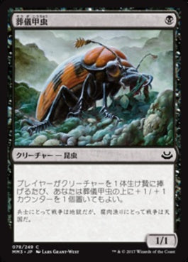 naokuroshop MTG [MM3][078][黒][C][JP][葬儀甲虫/Mortician Beetle] NM