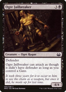 naokuroshop MTG [MM3][080][黒][C][EN][オーガの脱獄者/Ogre Jailbreaker] NM