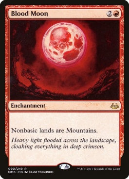 naokuroshop MTG [MM3][090][赤][R][EN][血染めの月/Blood Moon] NM