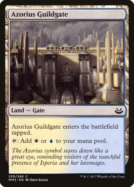 naokuroshop MTG [MM3][230][土地][C][EN][アゾリウスのギルド門/Azorius Guildgate] NM