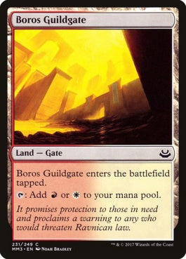 naokuroshop MTG [MM3][231][土地][C][EN][ボロスのギルド門/Boros Guildgate] NM