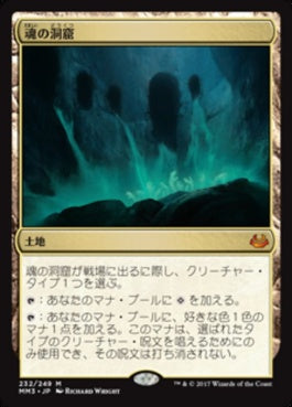 naokuroshop MTG [MM3][232][土地][M][JP][魂の洞窟/Cavern of Souls] NM