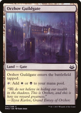 naokuroshop MTG [MM3][241][土地][C][EN][オルゾフのギルド門/Orzhov Guildgate] NM