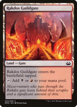 naokuroshop MTG [MM3][242][土地][C][EN][ラクドスのギルド門/Rakdos Guildgate] NM