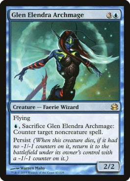 naokuroshop MTG [MMA][047][青][R][EN][エレンドラ谷の大魔導師/Glen Elendra Archmage] NM