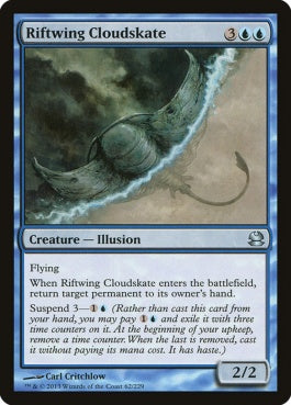 naokuroshop MTG [MMA][062][青][U][EN][裂け目翼の雲間を泳ぐもの/Riftwing Cloudskate] NM