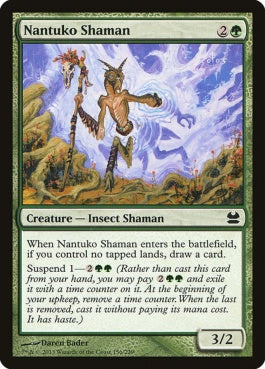 naokuroshop MTG [MMA][156][緑][C][EN][ナントゥーコのシャーマン/Nantuko Shaman] NM