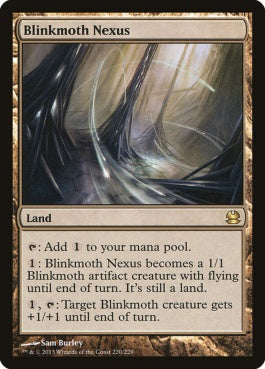 naokuroshop MTG [MMA][220][土地][R][EN][ちらつき蛾の生息地/Blinkmoth Nexus] NM