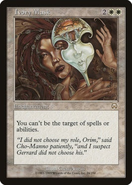 naokuroshop MTG [MMQ][024][白][R][EN][象牙の仮面/Ivory Mask] NM