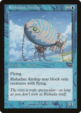 naokuroshop MTG [MMQ][091][青][C][EN][リシャーダの飛行船/Rishadan Airship] NM