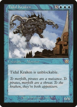 naokuroshop MTG [MMQ][110][青][R][JP][高潮のクラーケン/Tidal Kraken] NM