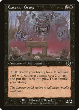 naokuroshop MTG [MMQ][120][黒][C][JP][カテラン組合の粗暴者/Cateran Brute] NM