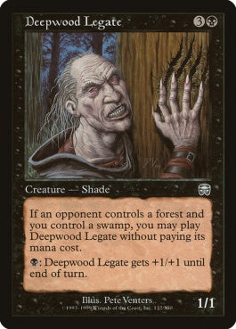 naokuroshop MTG [MMQ][132][黒][U][EN][ディープウッドの使節/Deepwood Legate] NM