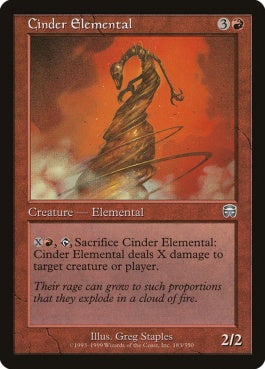 naokuroshop MTG [MMQ][183][赤][U][EN][燃えがらの精霊/Cinder Elemental] NM