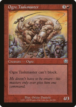 naokuroshop MTG [MMQ][206][赤][U][EN][オーガの監督官/Ogre Taskmaster] NM