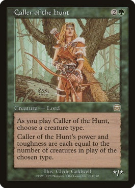 naokuroshop MTG [MMQ][233][緑][R][EN][狩りの統率者/Caller of the Hunt] NM