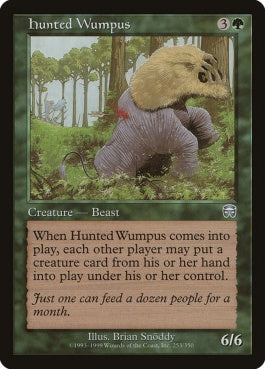 naokuroshop MTG [MMQ][253][緑][U][JP][狩り立てられたウンパス/Hunted Wumpus] NM