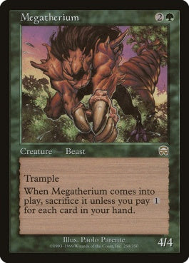 naokuroshop MTG [MMQ][259][緑][R][EN][メガセリウム/Megatherium] NM