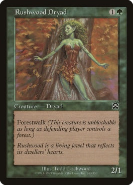 naokuroshop MTG [MMQ][263][緑][C][EN][ラッシュウッドのドライアド/Rushwood Dryad] NM