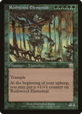 naokuroshop MTG [MMQ][264][緑][R][EN][ラッシュウッドの精霊/Rushwood Elemental] NM