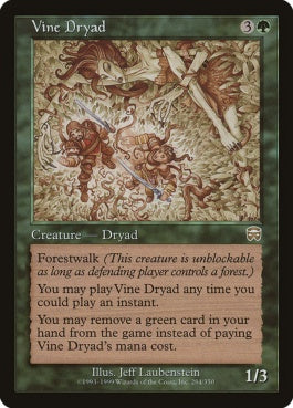 naokuroshop MTG [MMQ][284][緑][R][EN][ぶどうのドライアド/Vine Dryad] NM