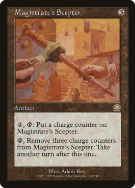 naokuroshop MTG [MMQ][304][茶][R][JP][市長の笏/Magistrate's Scepter] NM