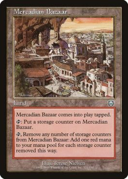 naokuroshop MTG [MMQ][321][土地][U][EN][メルカディアのバザール/Mercadian Bazaar] NM