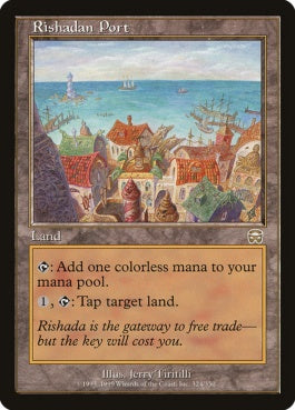 naokuroshop MTG [MMQ][324][土地][R][EN][リシャーダの港/Rishadan Port] NM