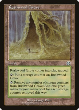 naokuroshop MTG [MMQ][325][土地][U][EN][ラッシュウッドの木立ち/Rushwood Grove] NM