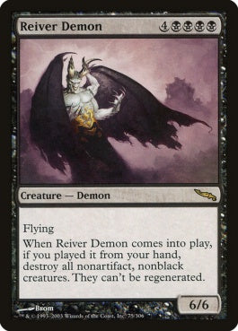 naokuroshop MTG [MRD][075][黒][R][EN][強奪する悪魔/Reiver Demon] NM