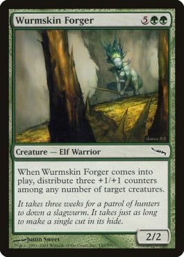 naokuroshop MTG [MRD][140][緑][C][JP][ワーム皮の鍛冶工/Wurmskin Forger] NM