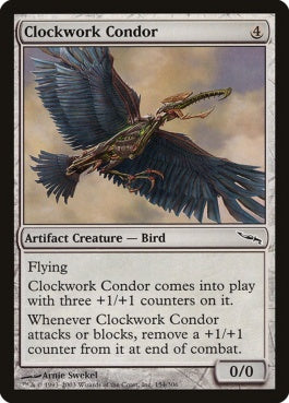 naokuroshop MTG [MRD][154][茶][C][EN][時計仕掛けのコンドル/Clockwork Condor] NM