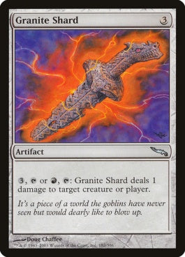 naokuroshop MTG [MRD][182][茶][U][JP][花崗岩の破片/Granite Shard] NM