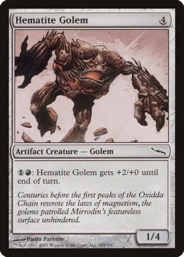 naokuroshop MTG [MRD][185][茶][C][EN][ヘマタイトのゴーレム/Hematite Golem] NM