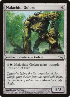 naokuroshop MTG [MRD][202][茶][C][EN][マラカイトのゴーレム/Malachite Golem] NM