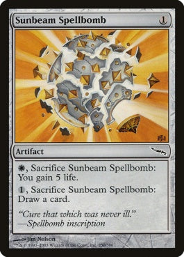 naokuroshop MTG [MRD][250][茶][C][JP][陽光の呪文爆弾/Sunbeam Spellbomb] NM