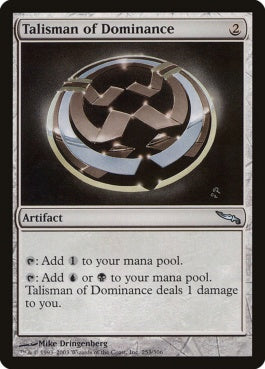 naokuroshop MTG [MRD][253][茶][U][EN][威圧のタリスマン/Talisman of Dominance] NM