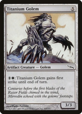 naokuroshop MTG [MRD][263][茶][C][EN][チタンのゴーレム/Titanium Golem] NM