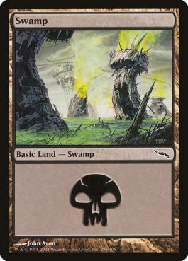 naokuroshop MTG [MRD][298][土地][C][EN][沼/Swamp] NM