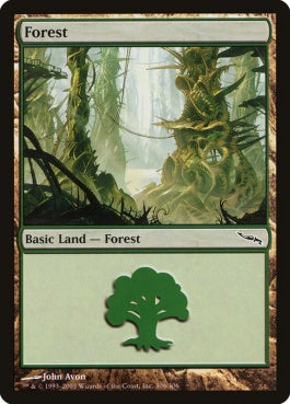 naokuroshop MTG [MRD][306][土地][C][JP][森/Forest] NM