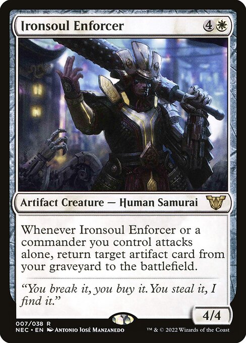 naokuroshop MTG [NEC][0007][白][R][[EN][鉄魂の執行人/Ironsoul Enforcer] NM