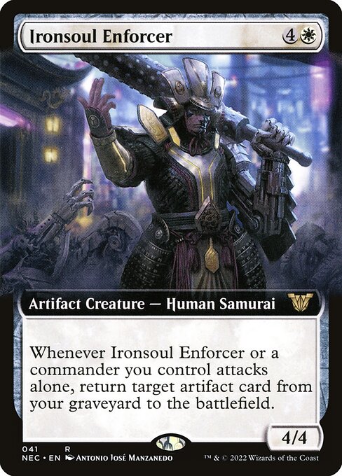 naokuroshop MTG [NEC][0041][白][R][[EN][鉄魂の執行人/Ironsoul Enforcer] NM