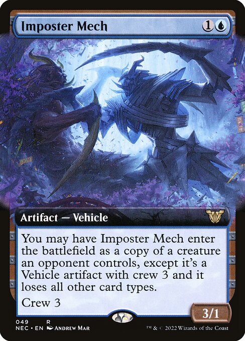 naokuroshop MTG [NEC][0049][青][R][[EN][模倣メカ/Imposter Mech] NM