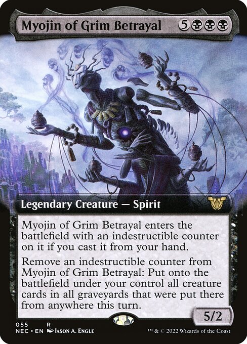 naokuroshop MTG [NEC][0055][黒][R][[EN][酷叛明神/Myojin of Grim Betrayal] NM