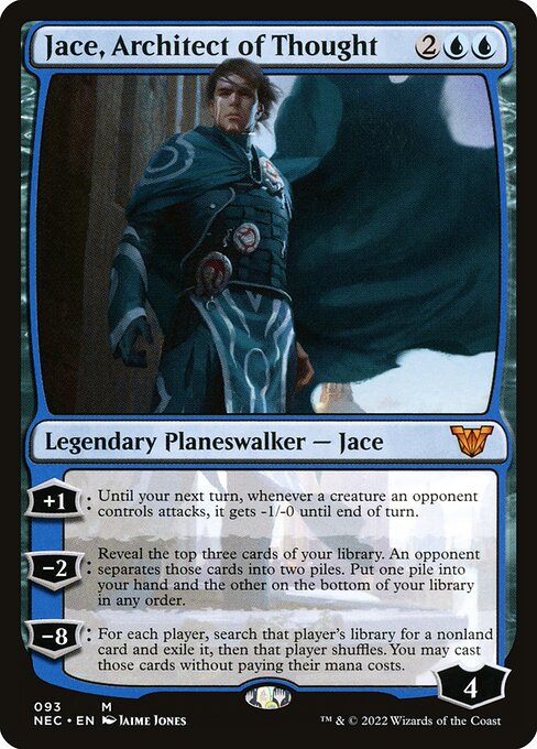 naokuroshop MTG [NEC][0093][青][M][[EN][思考を築く者、ジェイス/Jace, Architect of Thought] NM